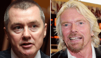 Richard Branson Willie Walsh