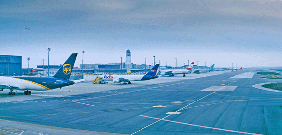 Vienna Airport Air Cargo Lineup