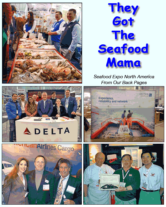 Seafood Expo, Delta Cargo, United Cargo, American Airlines Cargo